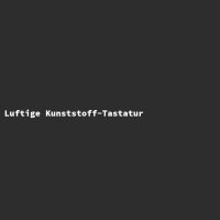Luftige Kunststoff-Tastatur