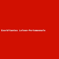 Exorbitantes Leinen-Portemonnaie