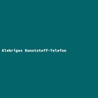 Klebriges Kunststoff-Telefon