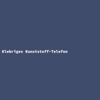 Klebriges Kunststoff-Telefon