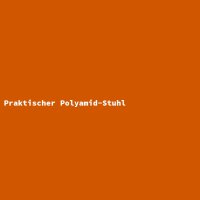 Praktischer Polyamid-Stuhl