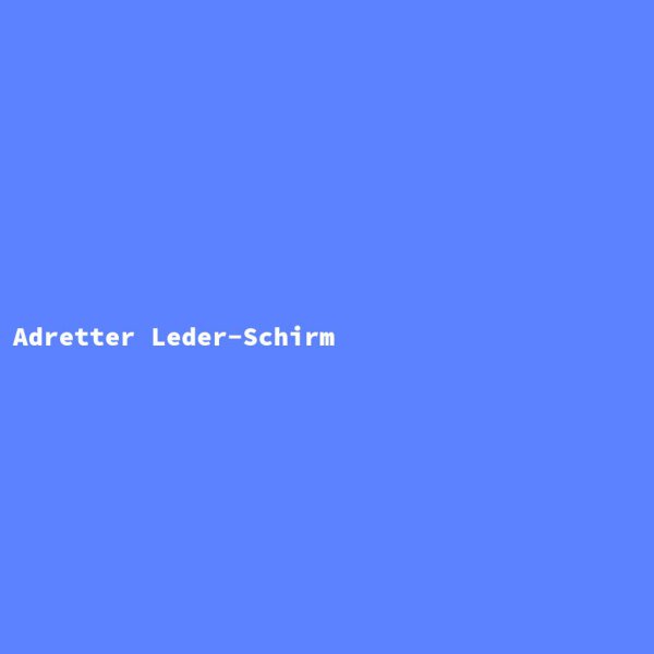 Adretter Leder-Schirm