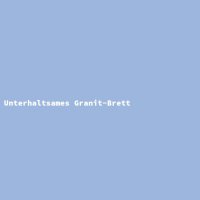 Unterhaltsames Granit-Brett